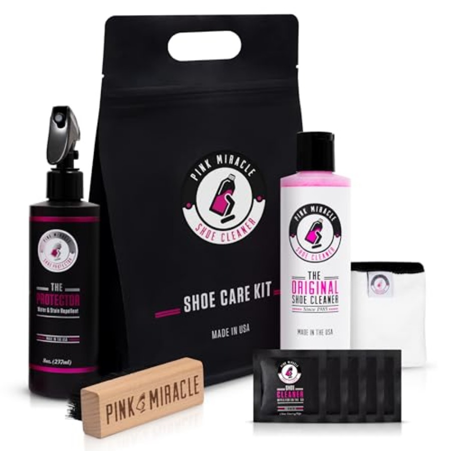 Sneaker Care Wipes - Pink Miracle Shoe Care Kit -