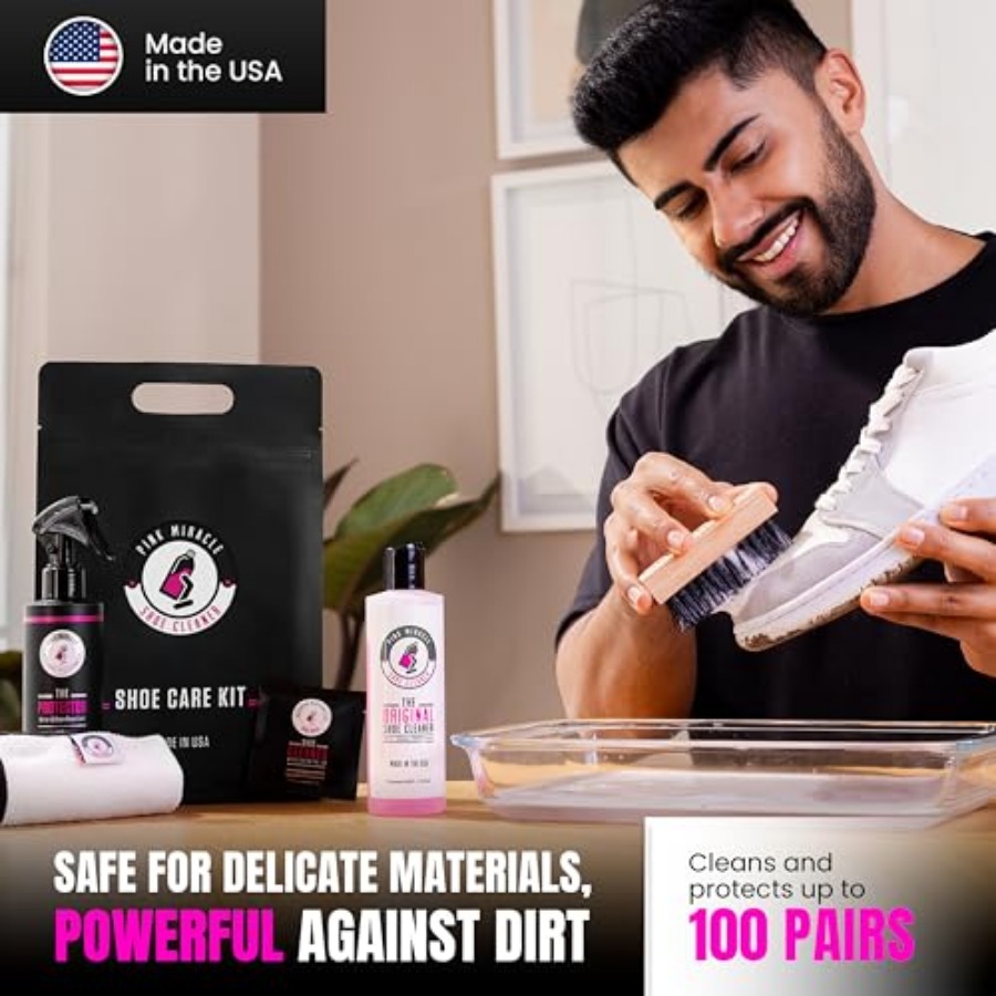 Pink Miracle Shoe Care Kit - I - Sneaker Care Wipes 리뷰 및 가격