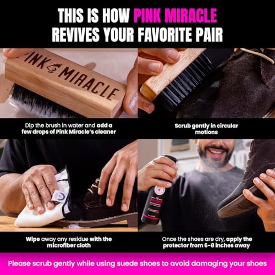 Pink Miracle Shoe Care Kit - I - Sneaker Care Wipes 리뷰 및 가격