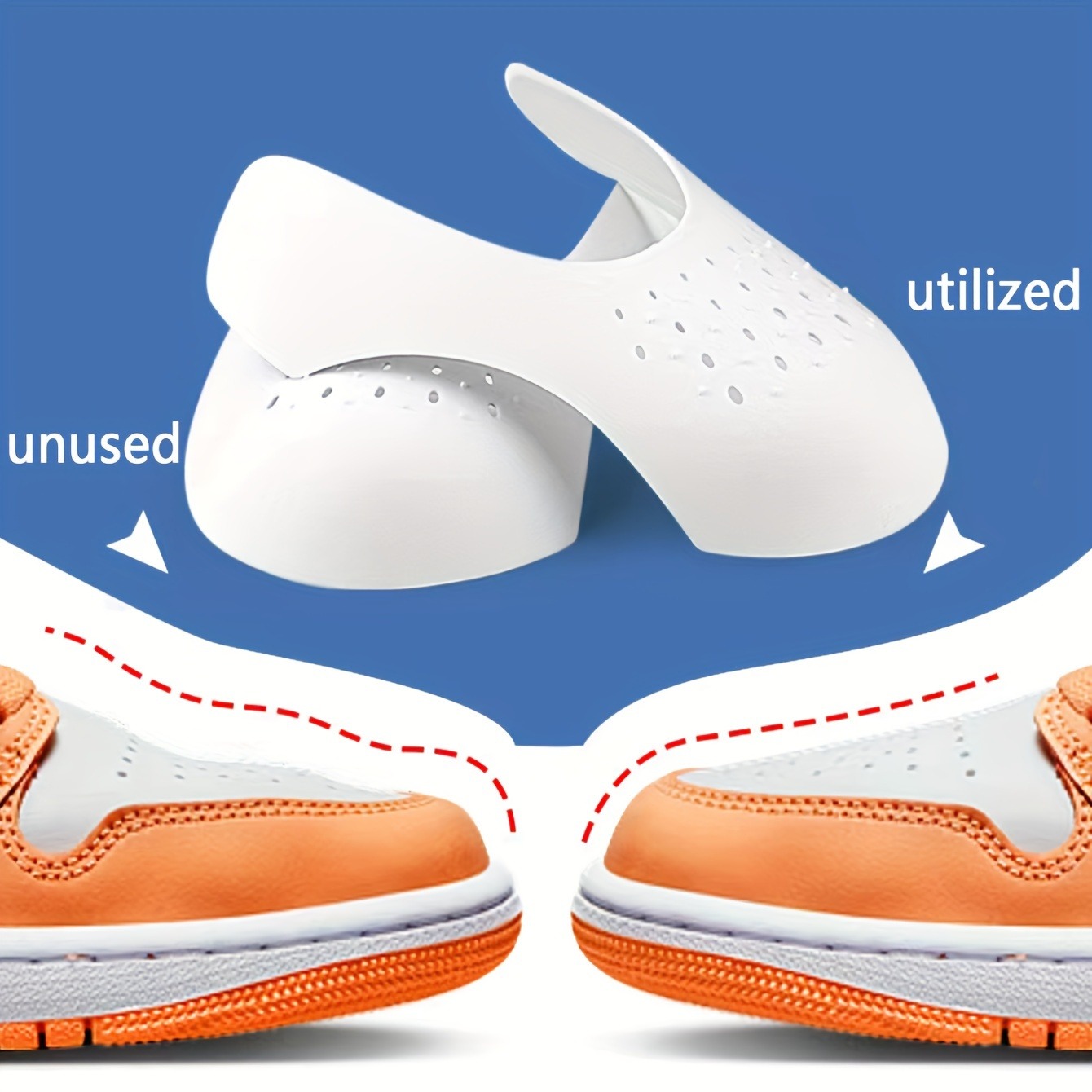 4 PCS Anti-Wrinkle Shoe Shield - Sneaker Care Crease Protector 리뷰 및 가격