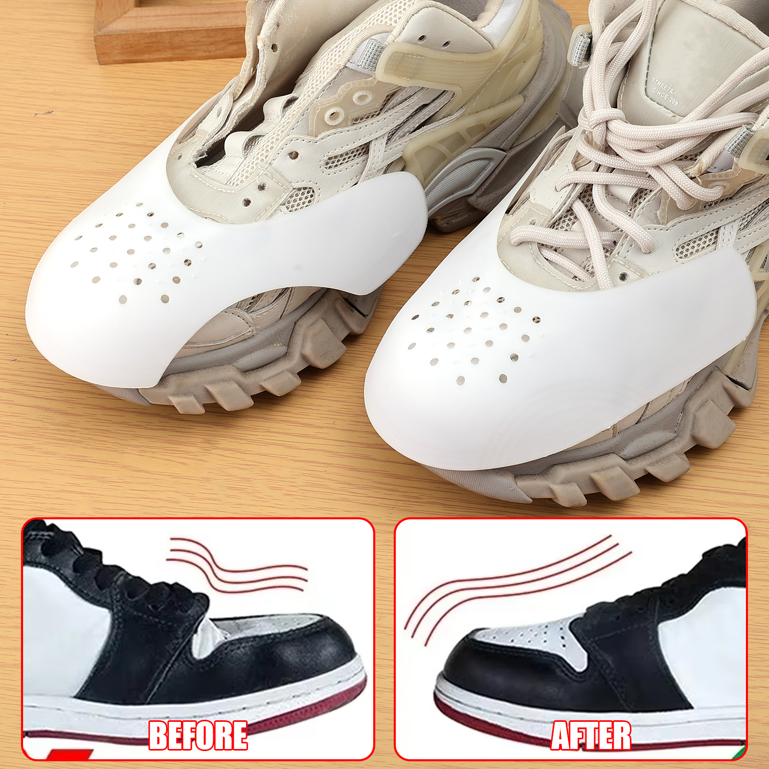 Breathable Protector Shoe Head - Sneaker Care Crease Protector 리뷰 및 가격
