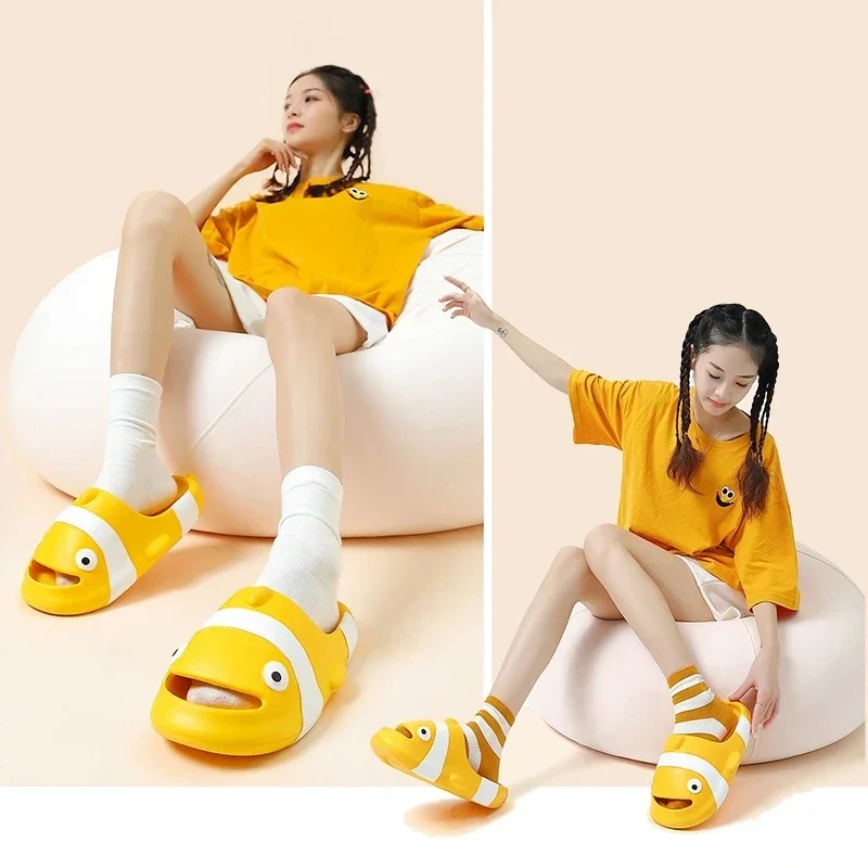 Cute Clownfish Slippers Men Wo - Sneaker Care Set 리뷰 및 가격