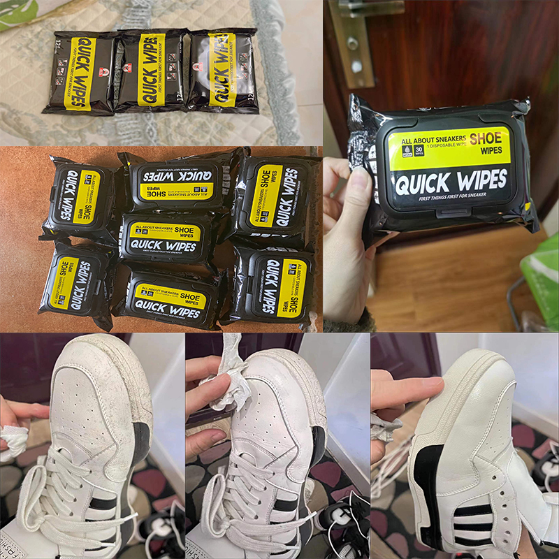 12/30pcs Disposable Shoes Clea - Sneaker Care Wipes 리뷰 및 가격